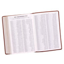 KJV Bible Super Giant Print Faux Leather Saddle Tan