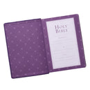 KJV Bible Super Giant Print Faux Leather Purple