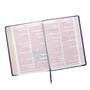 KJV Bible Super Giant Print Faux Leather Purple