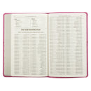 KJV Bible Gift Edition Faux Leather, Pink