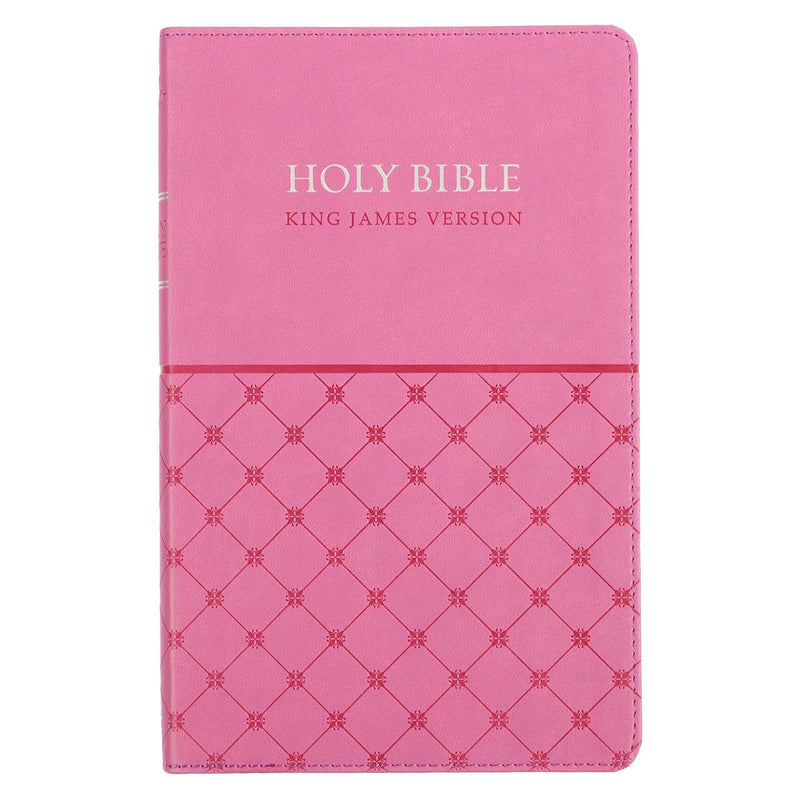 KJV Bible Gift Edition Faux Leather, Pink