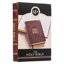 KJV Bible Compact Faux Leather Chestnut Brown