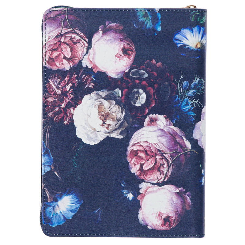 Be Still and Know Floral Zipped