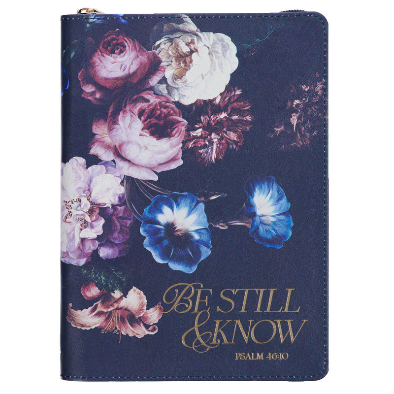 Be Still and Know Floral Zipped