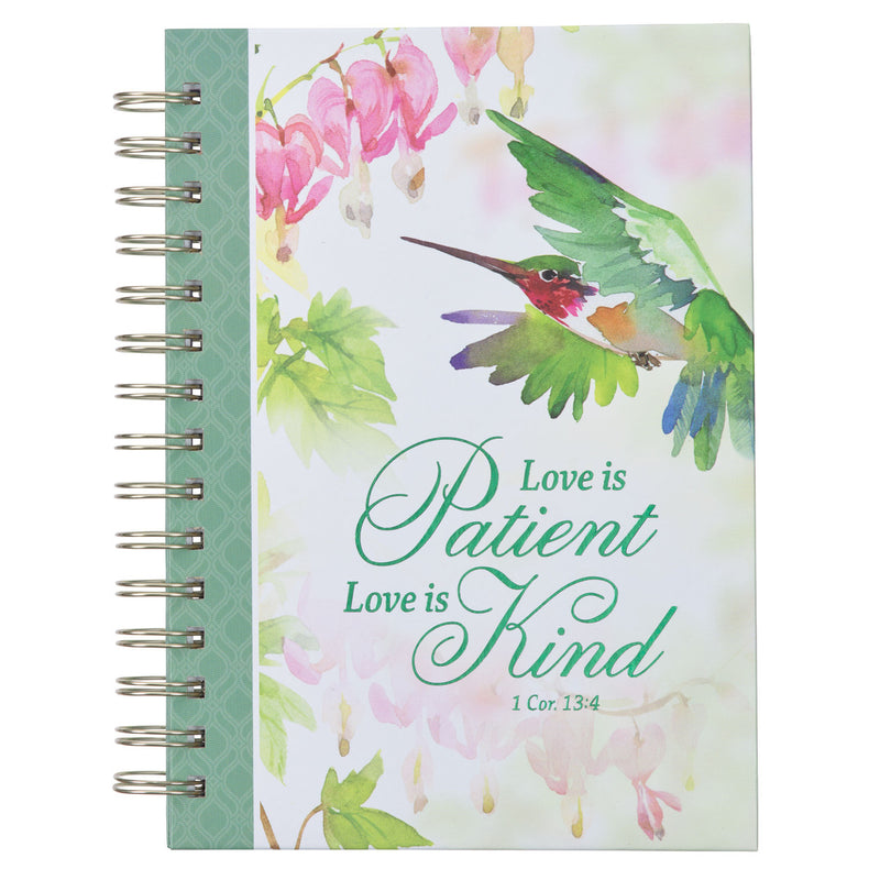 Love is Patient Green Hummingbird