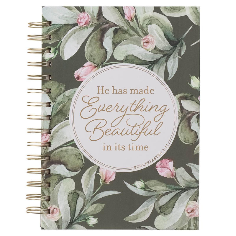 Green Everything Beautiful Ecc. 3:11  Journal Wirebound
