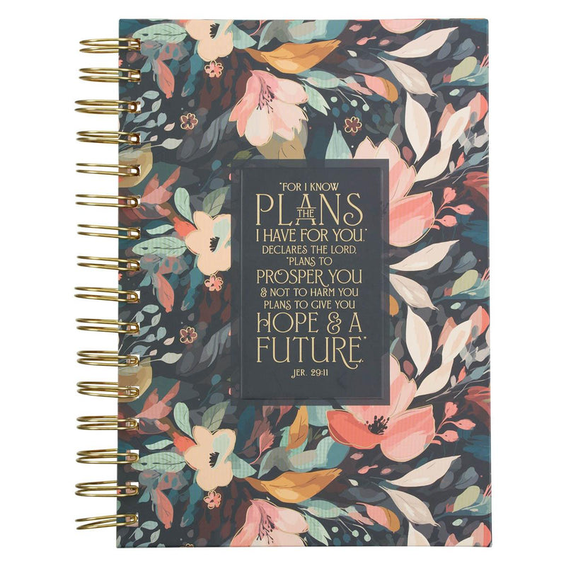 Black For I Know the Plans Jer. 29:11  Journal Wirebound