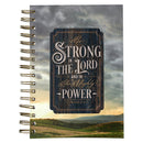Blue Be Strong in the Lord Eph. 6:10  Journal Wirebound