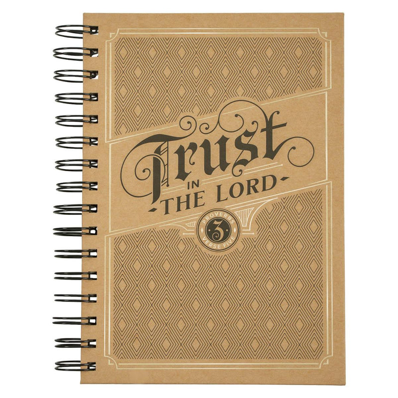 Brown Trust in the Lord Prov. 3:5  Journal Wirebound
