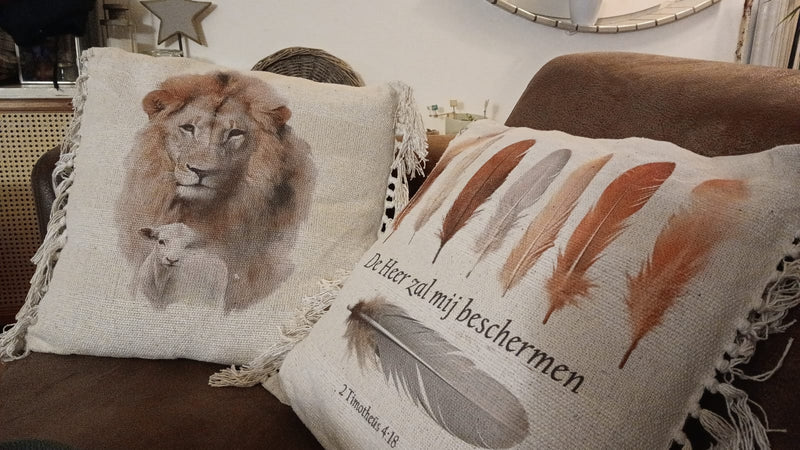 Pillow Lion and Lamb