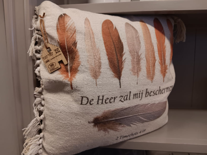 De Heer zal mij beschermen  Kussen