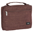 Ichthus Patch Brown Bible Cover MEDIUM