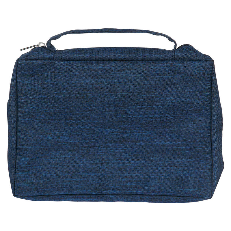 Ichthus Patch Navy Bible Cover. XL