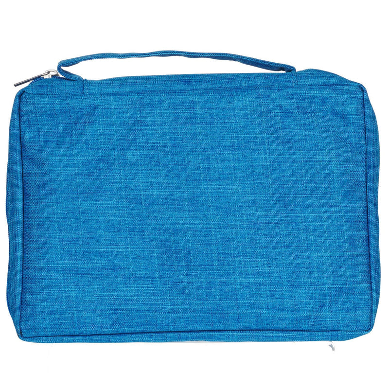 Ichthus Patch Blue Bible Cover. MEDIUM