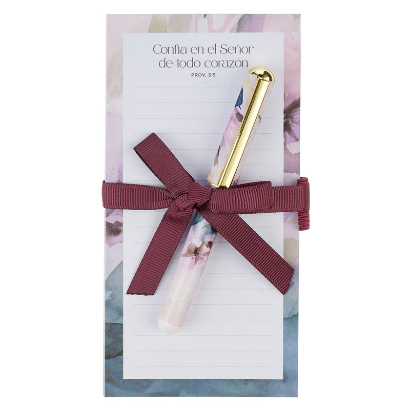 Confa en el Seor Prov. 3:5 Magnetic Shopping List w/pen