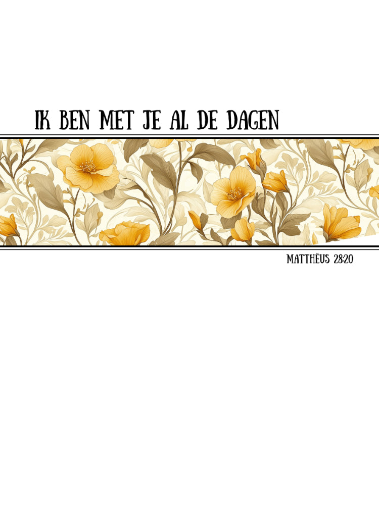 Ik ben met je al de dagen Journal A6