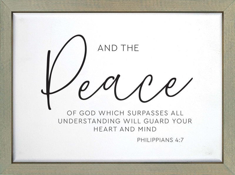 And The Peace Of God Which Surpasses All