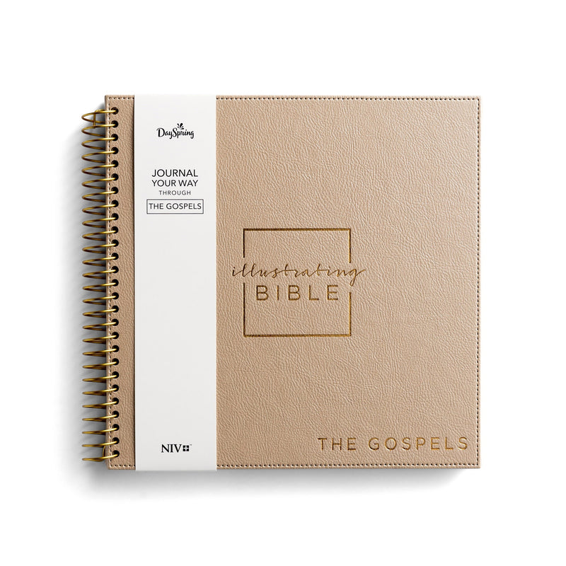 NIV Illustrating Bible-The Gospels-Tan Leather