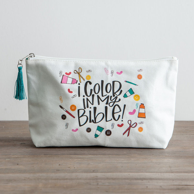 I color my Bible - Zipper pouch