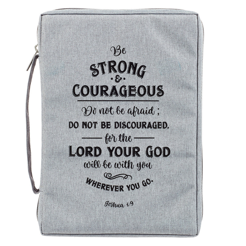 Be strong and courageous - Poly-Canvas