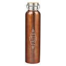 Faith Brushed Gold SS Bottle - Heb 11:1