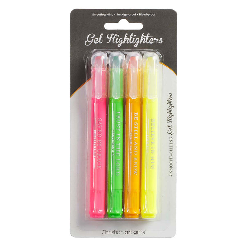 4 Gel highlighters