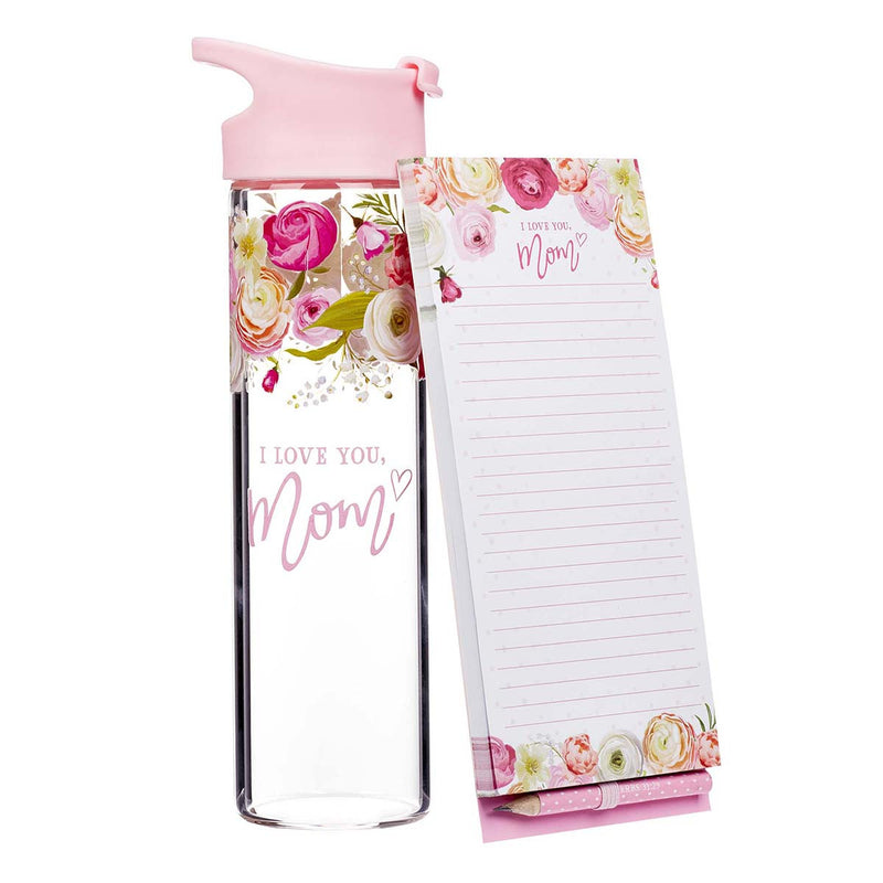 I love you mom - Notepad & Bottle