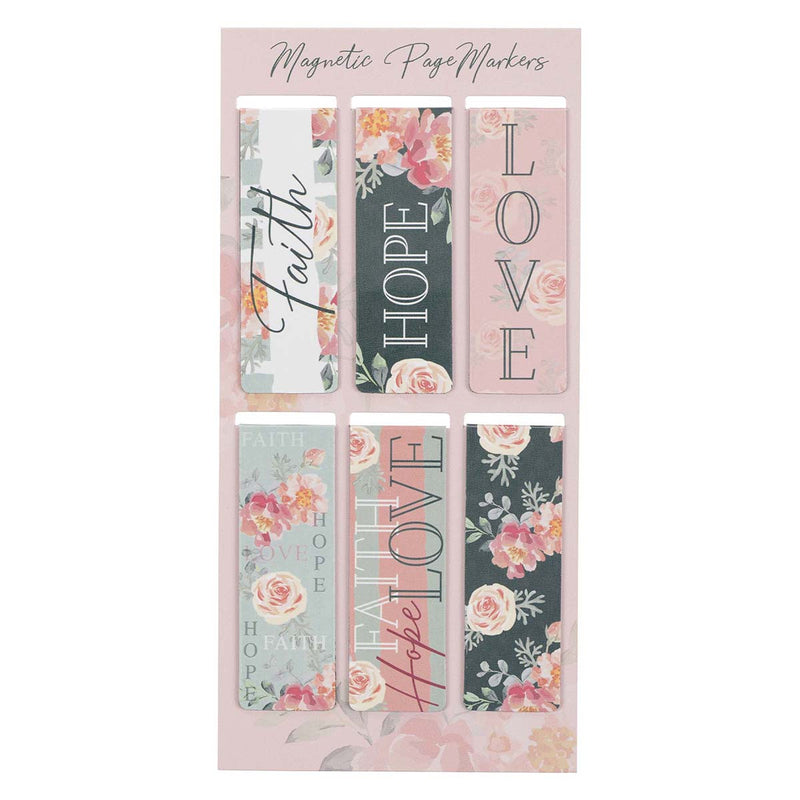 Vintage Faith Hope and Love Magnetic Boo