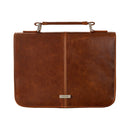 Faith Badge Brown Luxleather