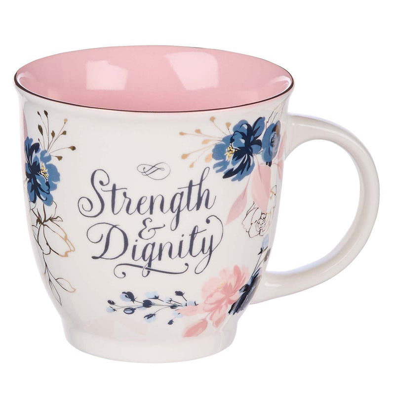 Strength & Dignity Pink and Blue Floral 