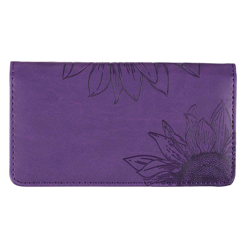Strength and Dignity Purple Faux Leather