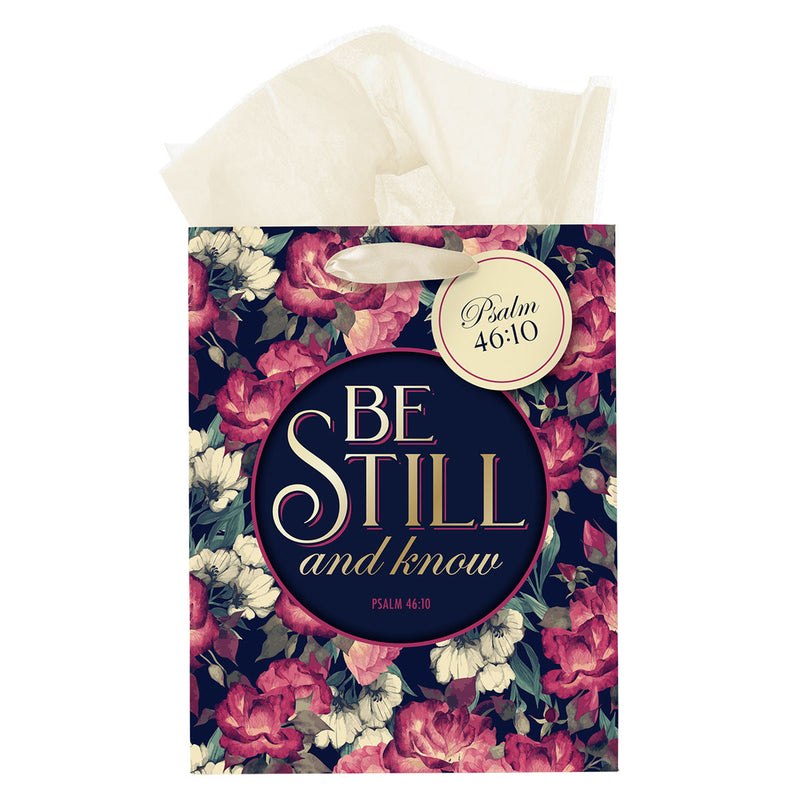 Be Still Vintage Floral - Psalm 46:10