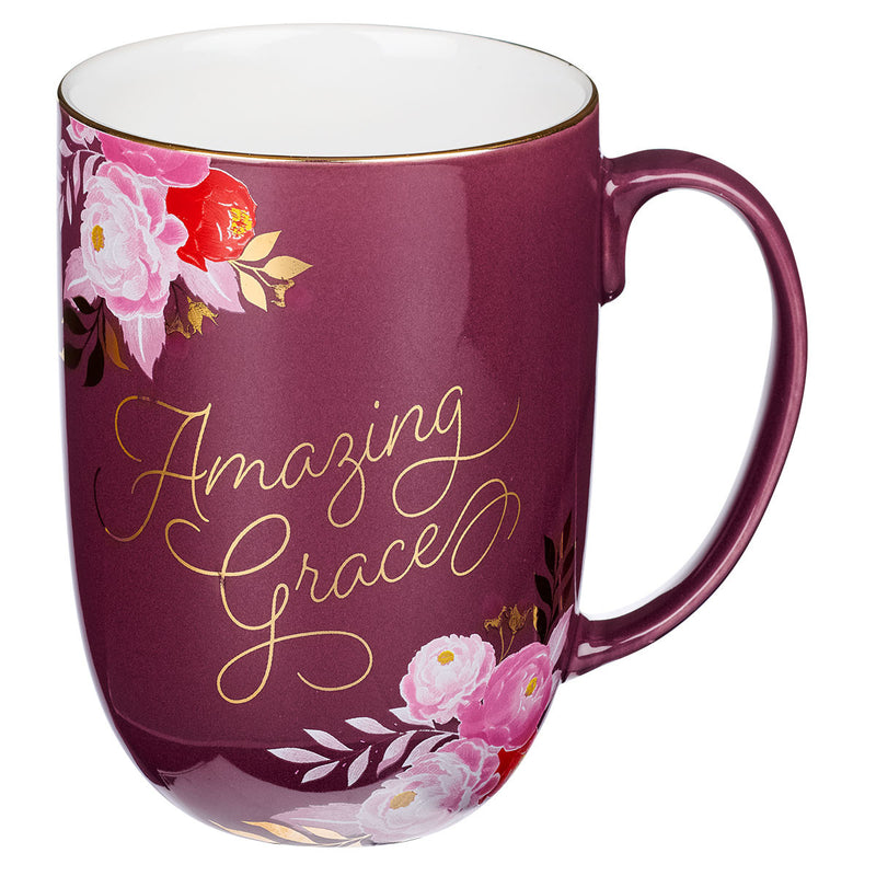 Amazing Grace Mulberry Pink Coffee Mug