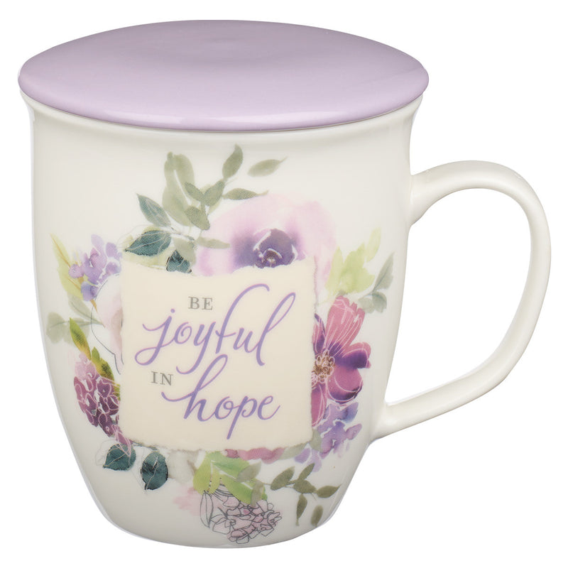 Be Joyful in Hope Lilac  - Rom 12:12