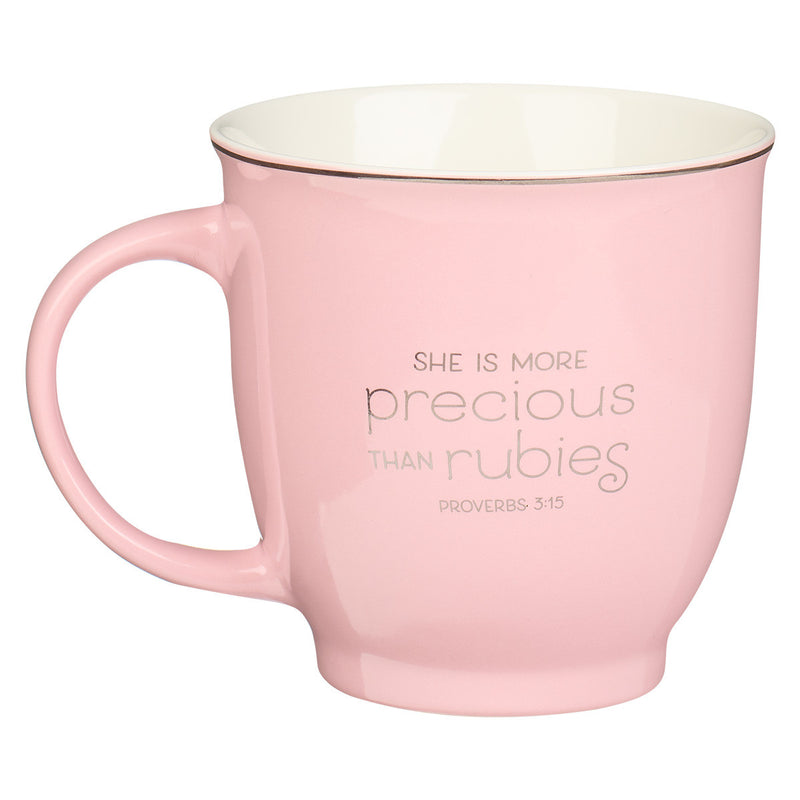 Petal Pink I Love You Mom Ceramic Mug -