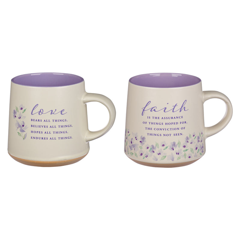 Faith and Love Lilac Purple