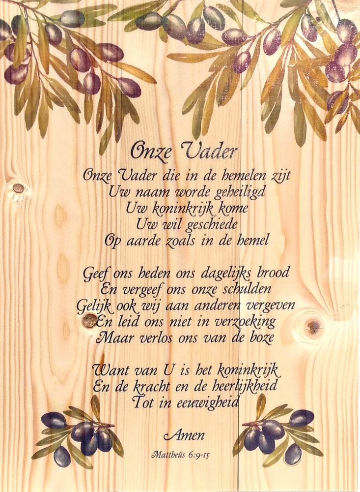 Onze Vader Mattheus 6:9-15