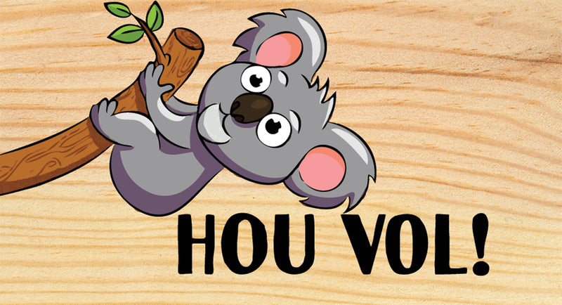 Koala. Hou vol!