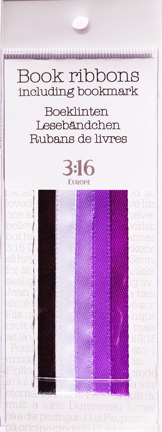 Book or Bible ribbon 28cm Ribbon royal purple 3162021100101