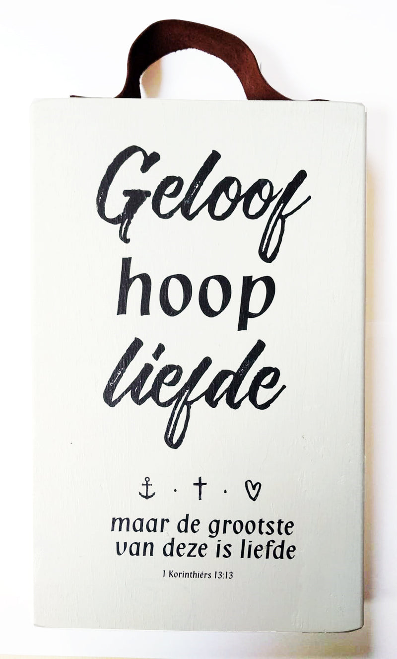 geloof hoop Liefde