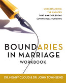 Boundaries In Marriage Workbook
