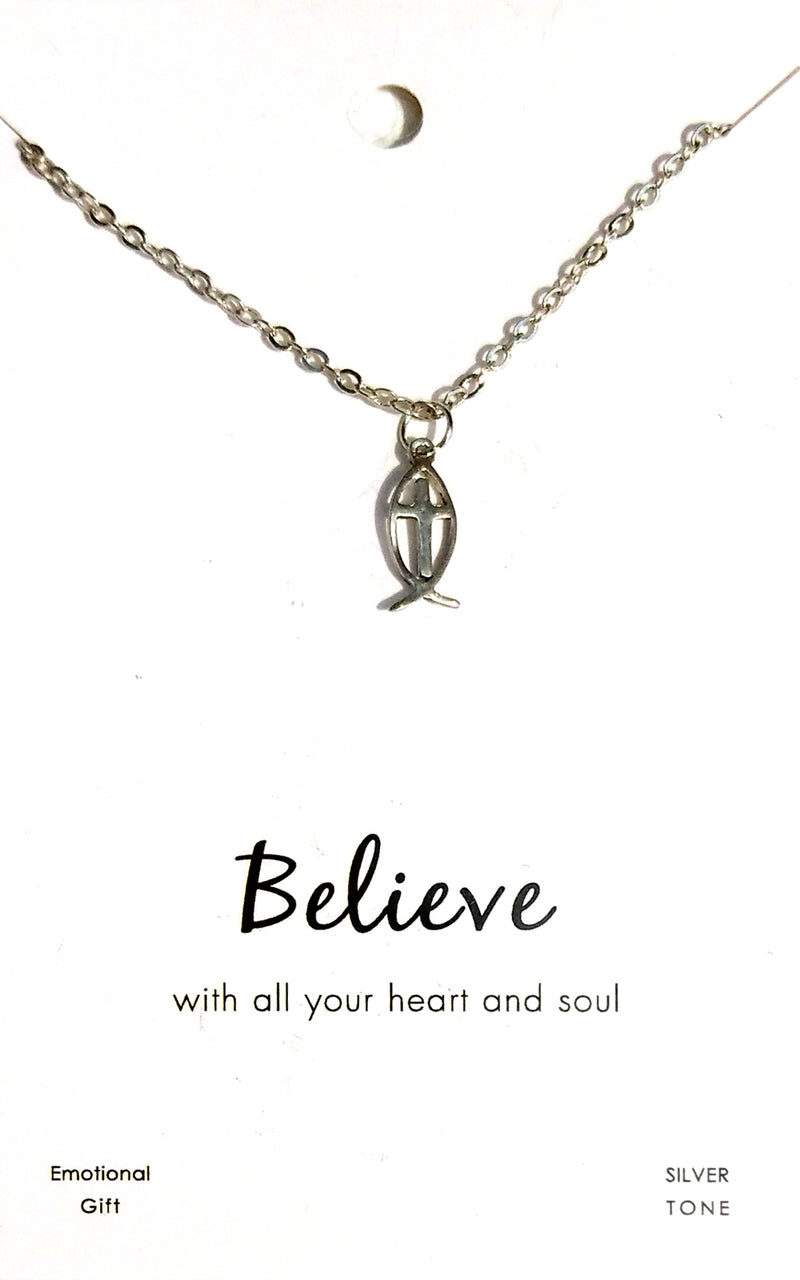 Ketting Believe with all your heart
