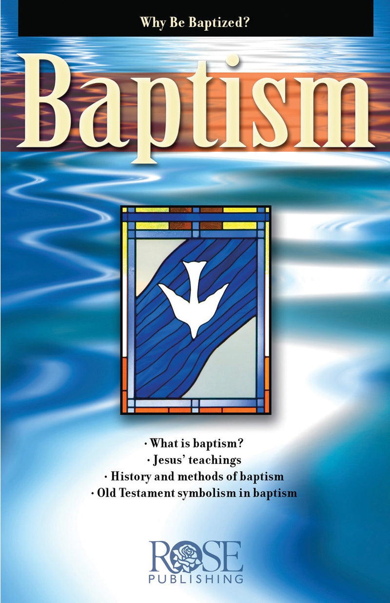 Baptism Comparison Pamphlet (Pack Of 5)