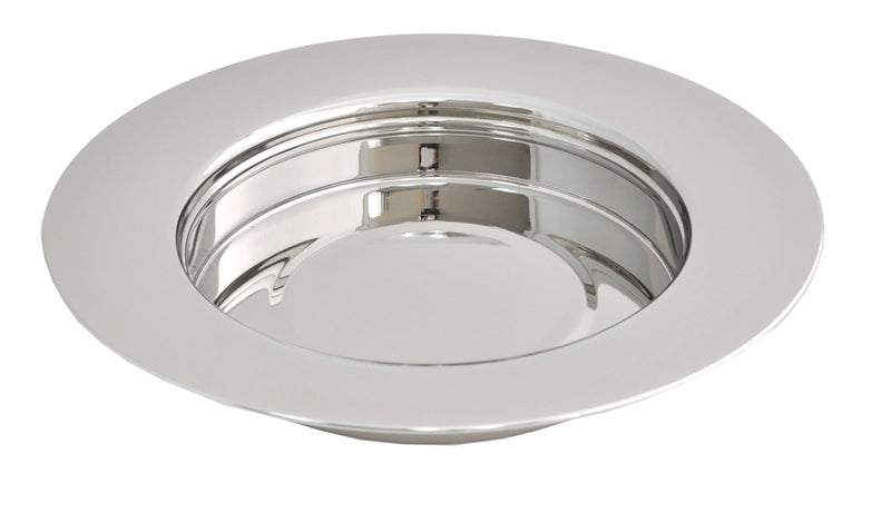 Communion breadplate stacking silver