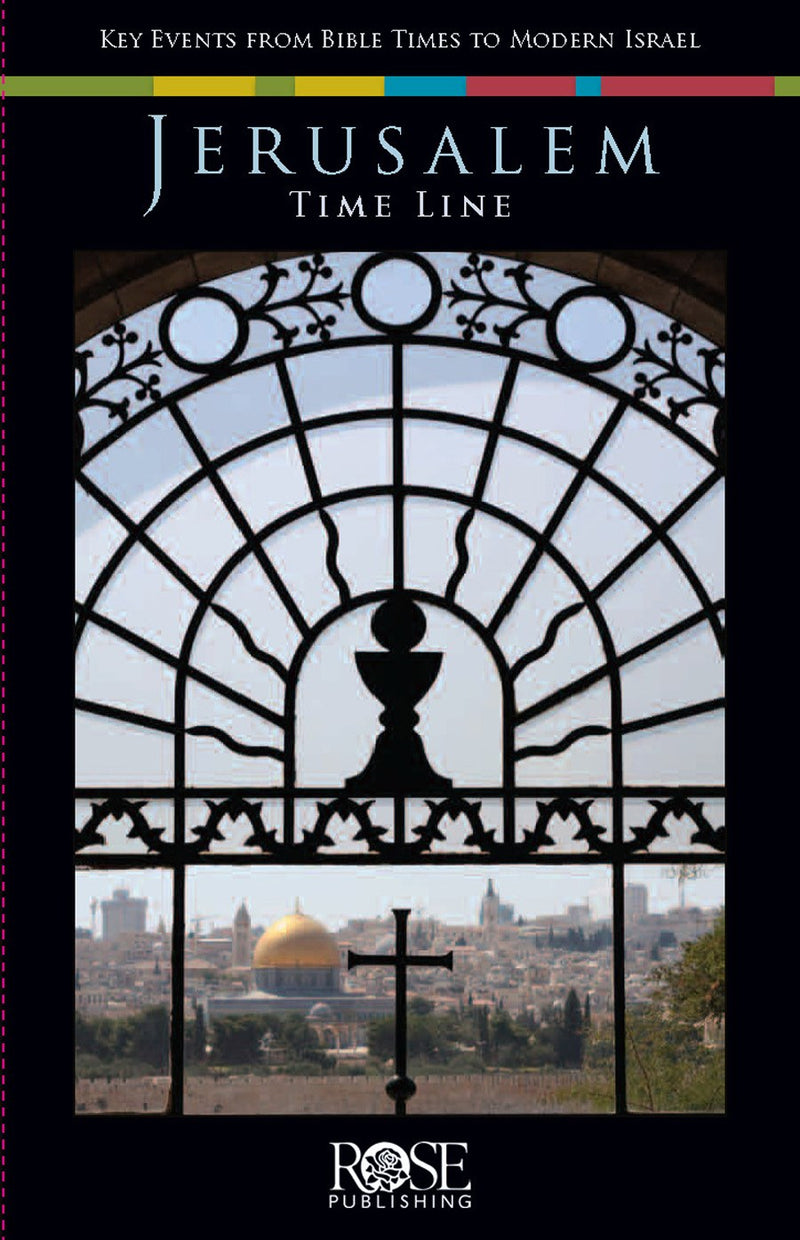 Jerusalem Time Line Pamphlet (Pack Of 5)