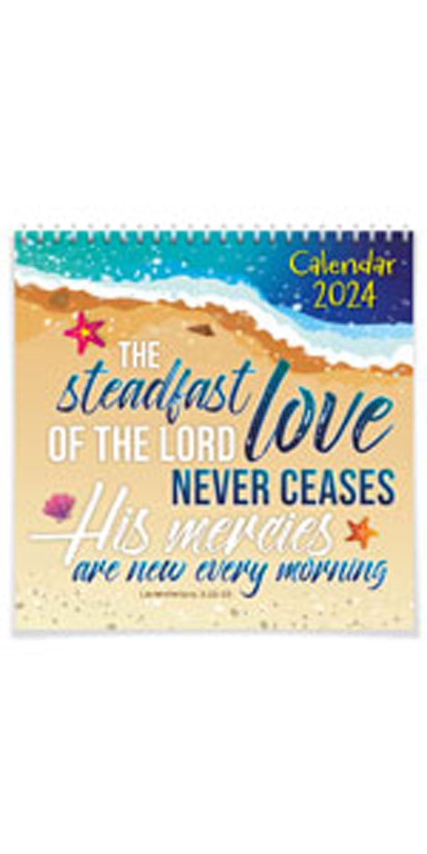 Christian wall calendar 2024