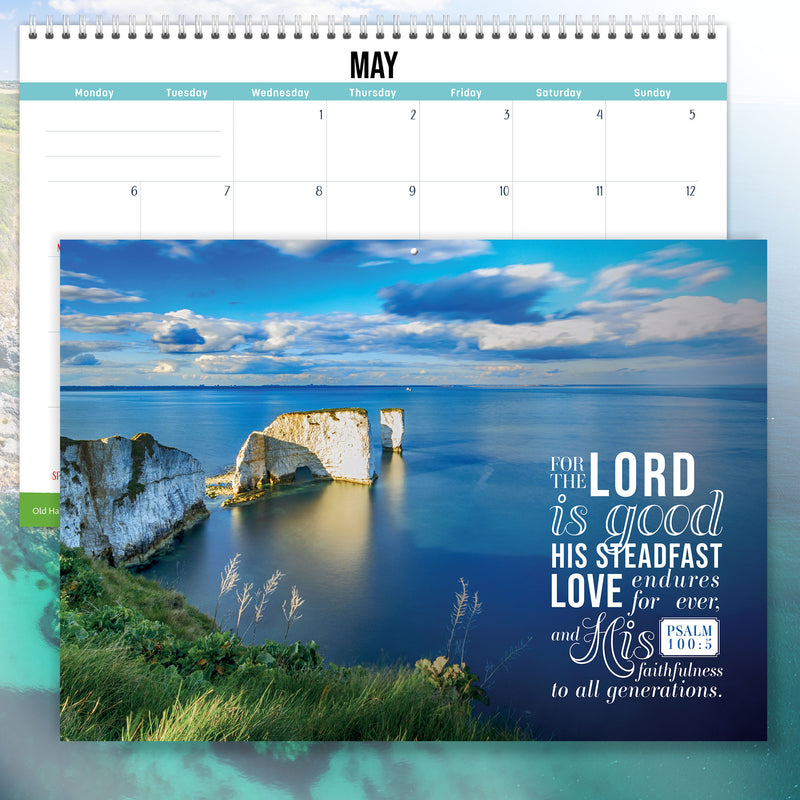 Inspirational Coastal Calendar 2024