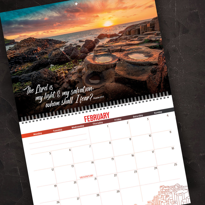 Inspirational Coastal Calendar 2024