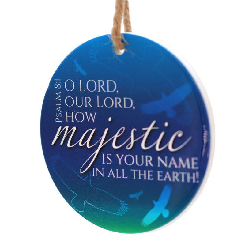 Majestic ceramic hanging decoration