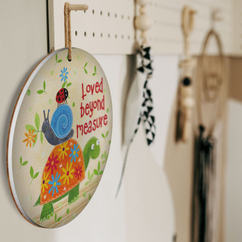 Loved beyond measure hanging decor